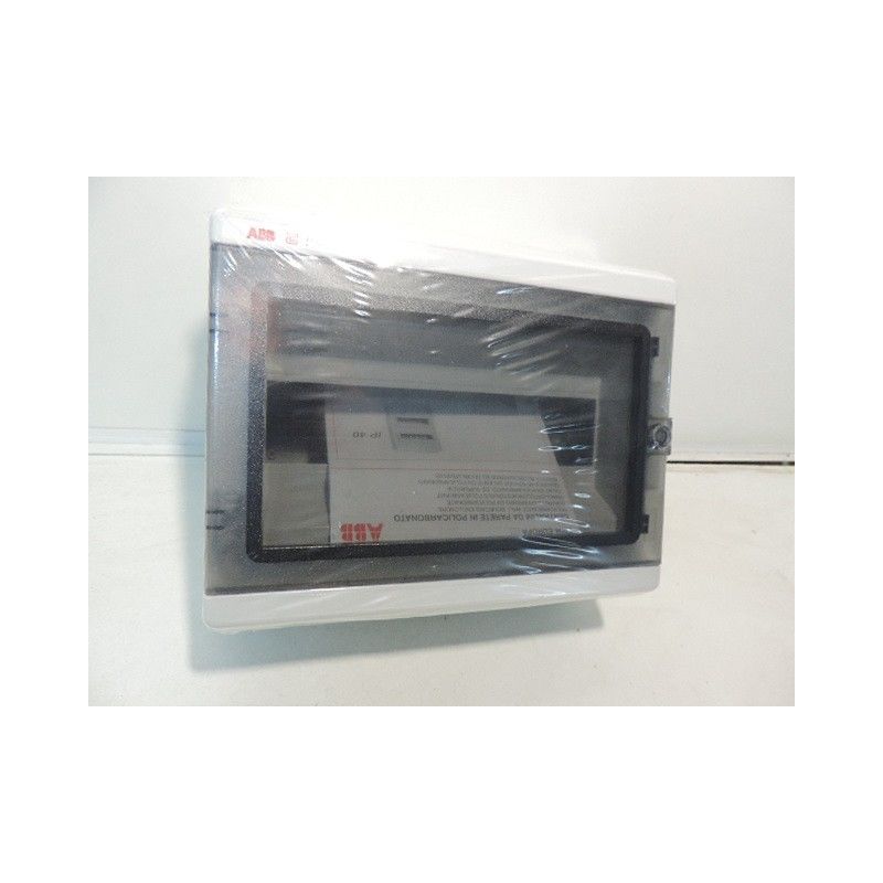 Coffret électrique ABS 350x250x150 étanche IP65 - Porte transparente - avec  plaque