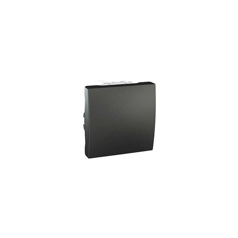 Interrupteur va-et-vient 10A graphite 2 modules bornes auto sans support ni plaque UNICA SCHNEIDER ELECTRIC MGU3.203.12