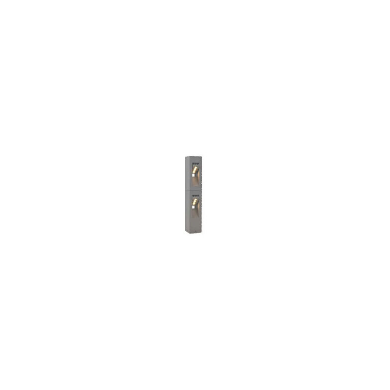 Borne potelet extérieur LED 6W grise Hauteur 500mm lumiere chaud 3000K 600lm 230V IP44 FILO ARLUX