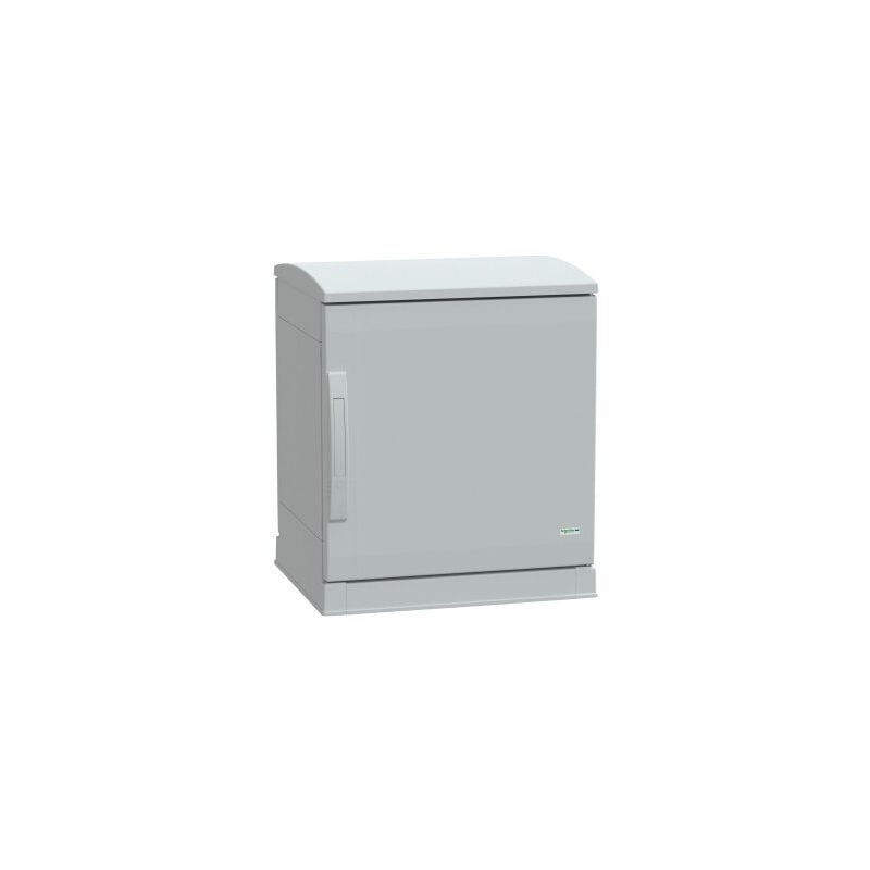 Armoire juxtaposable polyester renforcé fibres 500x500x420mm gris (RAL