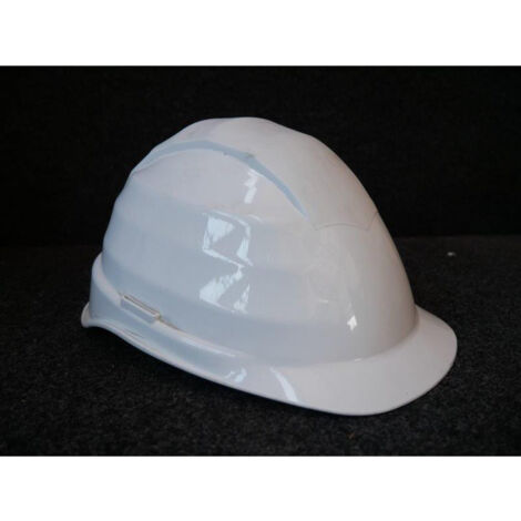 Casque industriel blanc de sécurité (taille unique) pour travaux électriques en 1000V CATU (1/3)