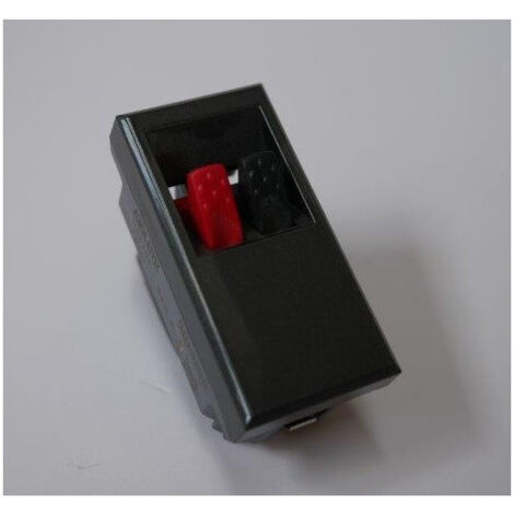 Prise haut-parleur HP anthracite 1 module connexion automatique (sans plaque) Axolute BTICINO