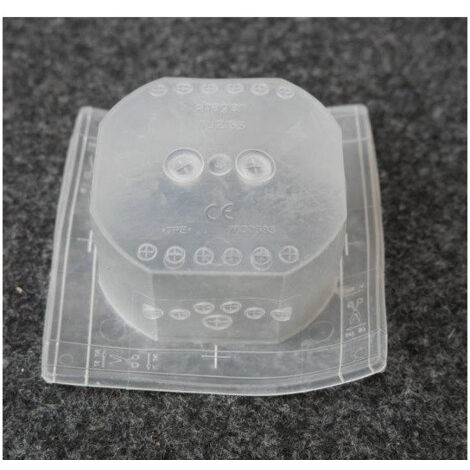 Hager – Kit chaussette d'étanchéité à l'air pour appareillage encastré – Matériau plastique – Fixation à borne – Montage horizontal et vertical