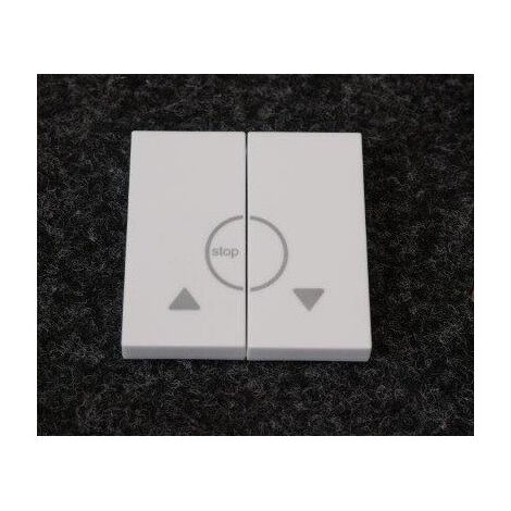 Enjoliveur bouton-poussoir volet roulant Gallery - Blanc pure - WXD301B (1/2)