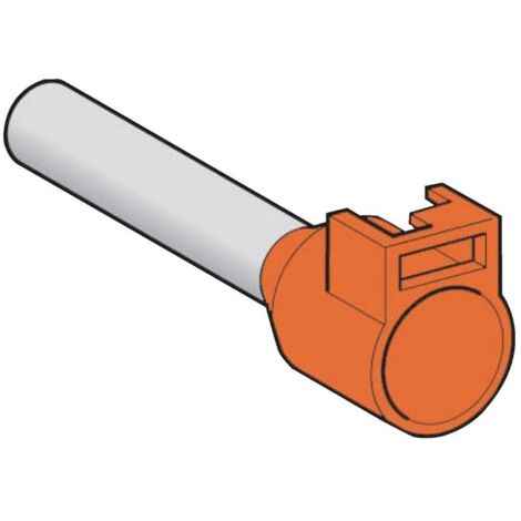 Linergy DZ5 - embout de câble porte étiquette - moyen - 4mm² - orange - NF (DZ5CA042) (1/4)