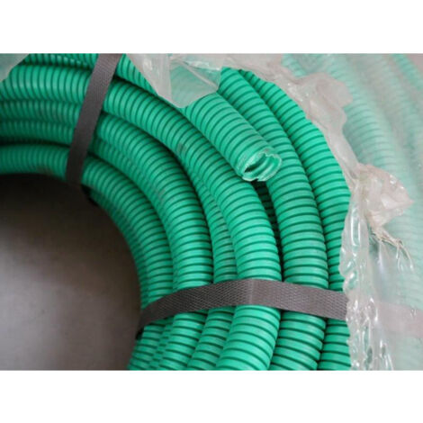 Gaine préfilée avec câble reseau ADSL 298 4 paires 05 (bobine de 100 mètres) ICTA verte Ø 20mm JANOFIL