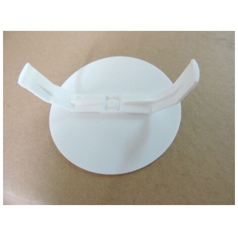 Couvercle de finition blanc Ø 80mm – Pattes flexibles pour boite d'encastrement Ø 65-80mm – Usage professionnel – SIB ADR