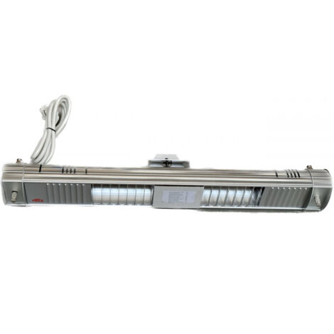 Chauffage infrarouge 2000W avec fonction brumisateur (pompe et acc non incl) silver 700x97x140mm 230V IP67 INFRAFRESH IHN20S