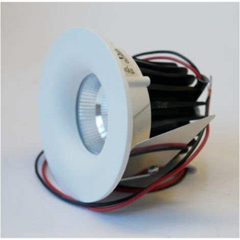 Spot encastre blanc fixe rond Ø 75x57mm LED 6.4W 3000K 513lm 40° alim 350mA (non incl) IP20 Mini Reo Delta Light (1/2)