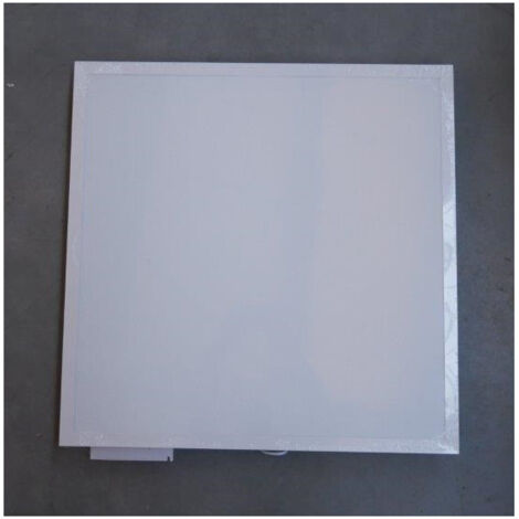 Plafonnier dalle LED 595x595x35mm cadre alu blanc 36W 4000K 3600lm alim 230V avec filin IP40 Ik02 Panel LED Value 600 Ledvance