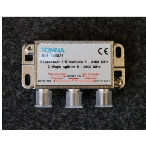 Répartiteur De Câble Coaxial 5-2400 MHz, Fonctionne Avec La Télévision