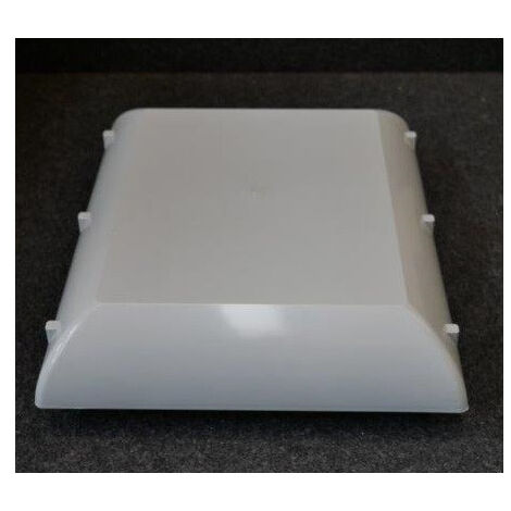 Ouïe de toit 400x350x100mm en plastique blanc pour ventilation d'armoire montage par vis IK08 IP23 Legrand (1/2)