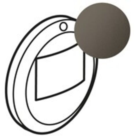 Enjoliveur gris graphite pour détecteur de mouvements et luminosité Celiane LEGRAND (1/2)