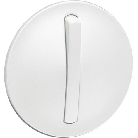 Enjoliveur blanc pour V&V / Poussoir avec voyant lumineux doigt étroit Céliane LEGRAND 065003