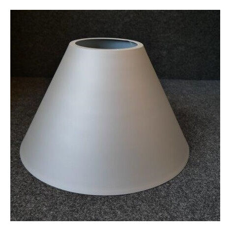 Réflecteur gris aluminium (intérieur blanc) Ø 140-370mm hauteur 210mm seul pour luminaire suspendu Itys Led 2 TRAJECTOIRE (1/2)