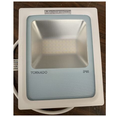 Projecteur extérieur Led 20W blanc sans détection 150X234X53mm 4000K 1600lm 230V 120° IP65 IK08 TORNADO TRAJECTOIRE 003725 (1/2)