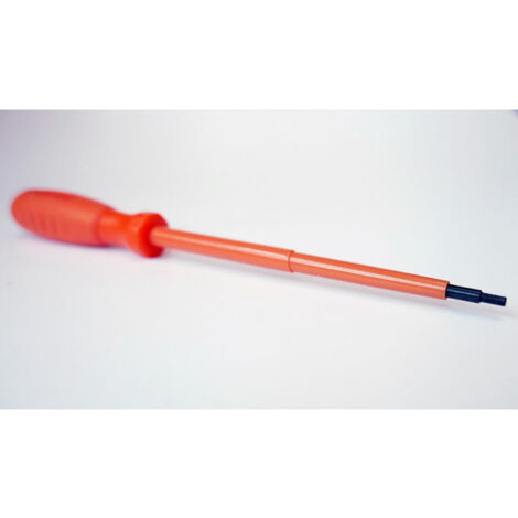 Tournevis 6 Pans 2x100mm isolé 1000V orange lame non-décolletée pour vis creuses DERANCOURT (1/2)