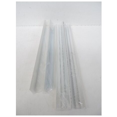 Kit de 4 accessoires blanc H60mm pour montage en saillie de dalle LED 600X600mm type PURE LED CONFORT 2 TRAJECTOIRE 004668