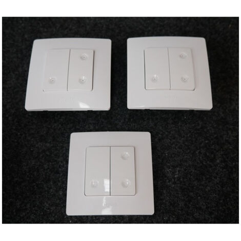 Legrand – Kit pour motorisation de volet roulant – 2 récepteurs filaires/radio ZIGBEE – Interrupteur sans fil ultra plat – Installation rapide