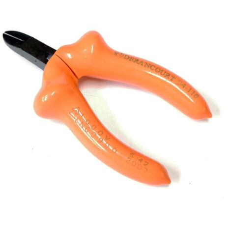 Pince coupante inclinée à ras isolée 1000V orange 110mm DERANCOURT (1/2)