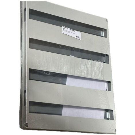 Chassis modulaire rail DIN + plastron 4 rangées de 22,5 modules (90M ...