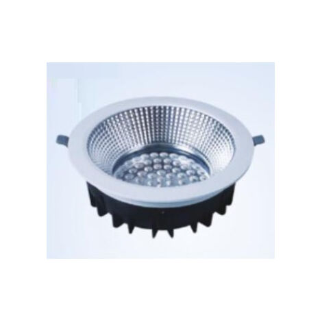 Encastré LED 35W Ø 200mm blanc 4000K 3500lm avec driver 230V non-dimmable 60° 850°C downlight IK04 IP44 AIRIS DLS358NB (1/4)
