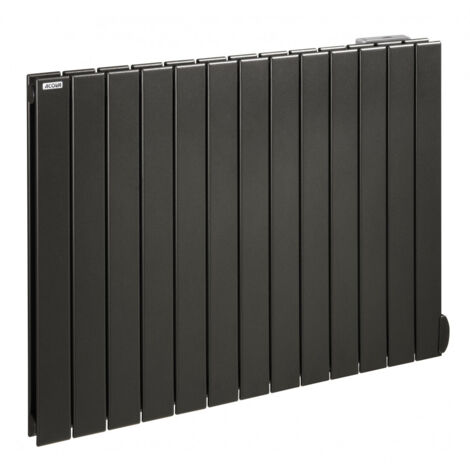 Acova – Radiateur électrique fluide caloporteur 1000W – Dimensions 1201x500x93mm – Finition blanche RAL 9016 – Thermostat programmable 7-28°C