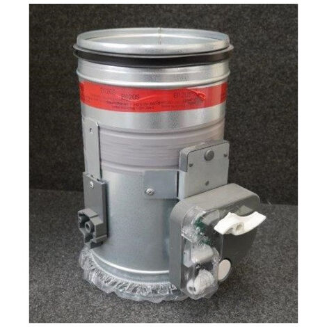 Clapet coupe-feu 2 H circulaire Ø 200mm contacts début/fin de course alim 24-48Vdc norme NF S&P