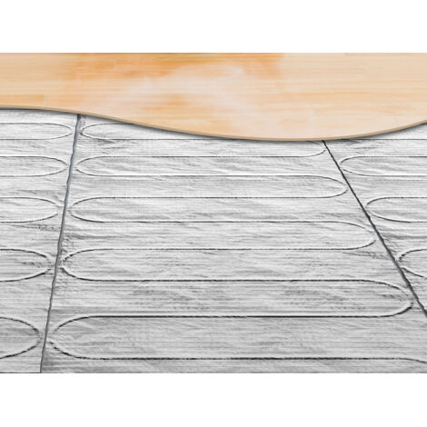 Film chauffant électrique 500W trame 5m² (10x0.5m) 100W/m² pour installation sous parquet flottant canle 71m Mozaïk THERMOR