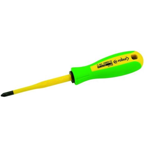 Tournevis tri-matière isolant affleurant Pozidrive PZ 1x80mm AGI ROBUR