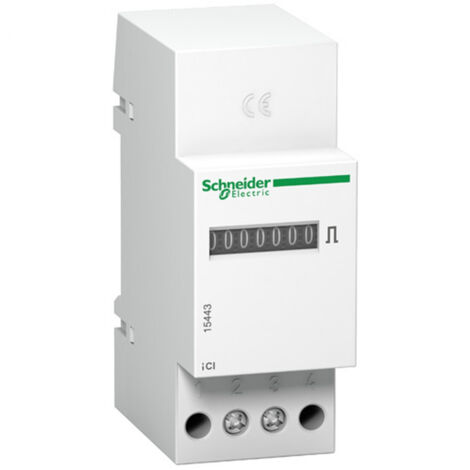Schneider Electric – Compteur d'impulsions modulaire 230V AC – Mesure consommation énergie – Applications industrielles – 15443