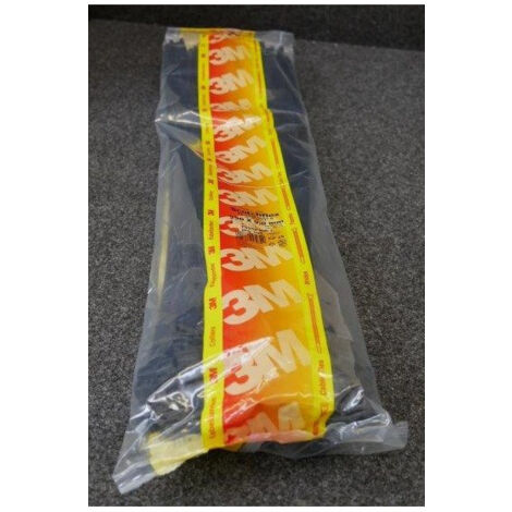 Collier de serrage noir 9x550mm en polyamide 6-6 (sachet de 100) fs 550 dw-c 3M Electricité (1/2)