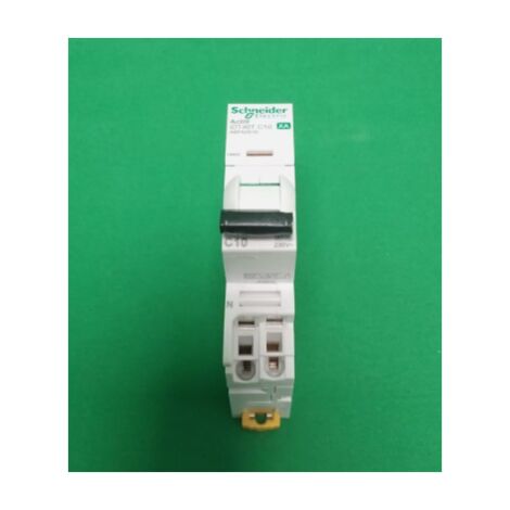 Disjoncteur 10A 1P+N courbe C 4.5-6kA modulaire bornes auto Acti9 IDT40 XA (1/4)