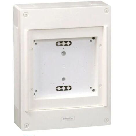 Coffret encastré avec platine pour pose DDB EDF tarif bleu mono ou triphasé 390x516x107mm PRAGMA