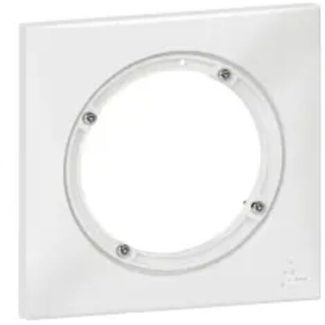 Plaque de finition carrée 1 poste IP44 Dooxie - Blanc - 600943 - Legrand