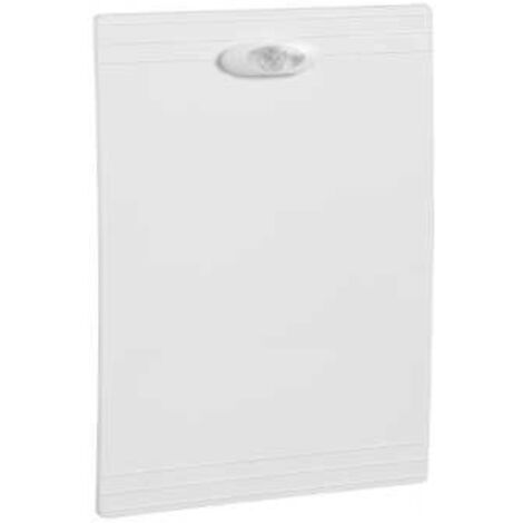 Porte opaque blanche 426x300x20mm pour coffret 1x18M saillie (PRA13751) ou encastré (PRA32118) IP40 PRAGMA