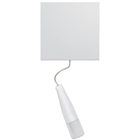 Enjoliveur 1 poste 2 modules blanc pure pour interrupteur à tirage série Gallery HAGER (1/2)