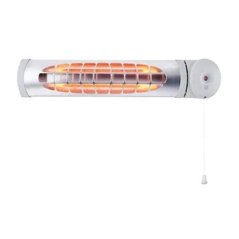 Réglette chauffage electrique infrarouge 750/1500W murale commande à cordelette réversible INFRARED 155 UNELVENT 670016