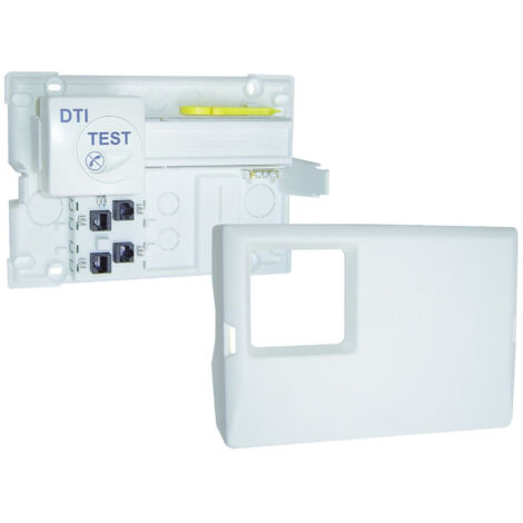 Michaud – Coffret de communication Grade 1 250x175mm – 4 prises RJ45 RAPID'CONNECT – DTI intégré pour installation rapide
