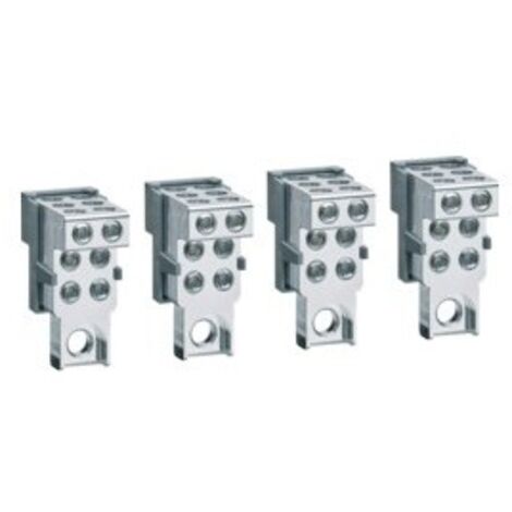 Cage de raccordement P250 Cu-Al 4P 6x6-35mm² (à unité) HAGER