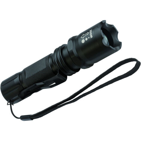 Brennenstuhl – Lampe torche LED 250 lumens – Portée 160 m – Autonomie 6 h – Boîtier aluminium IP44 – Focus réglable pour éclairage précis - TL250F