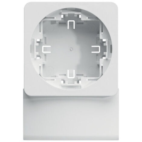 Support d'appareillage blanc pure en saillie pour goulotte ATA12x20/30mm Ateha HAGER