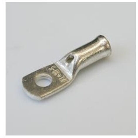Cosse tubulaire droite en cuivre 10mm² M5 (à unité) KLAUKE
