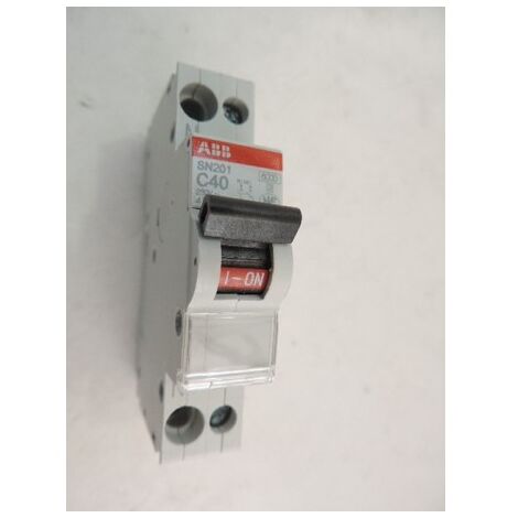 ABB S201 B13 INTERRUTTORE AUTOMATICO 6KA 1P, White
