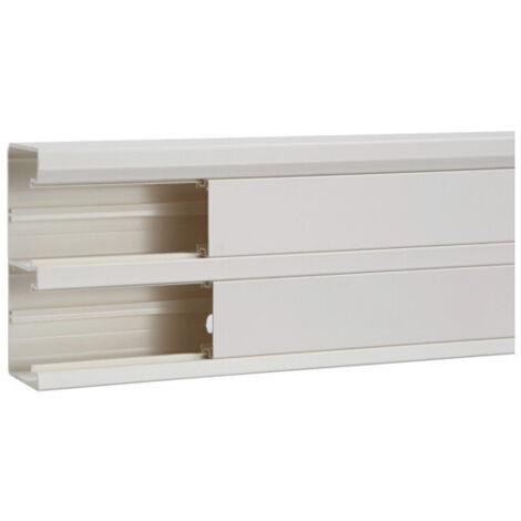 Goulotte appareillable queraz enclipsage direct h 134 x p 56mm PVC Pure (GBD5013109016)