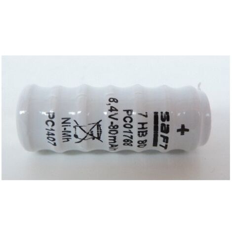 Batterie Cadmium/Nickel 8.4V 110mAh pour alimentation detection incendie CPD NUGELEC NUG38425
