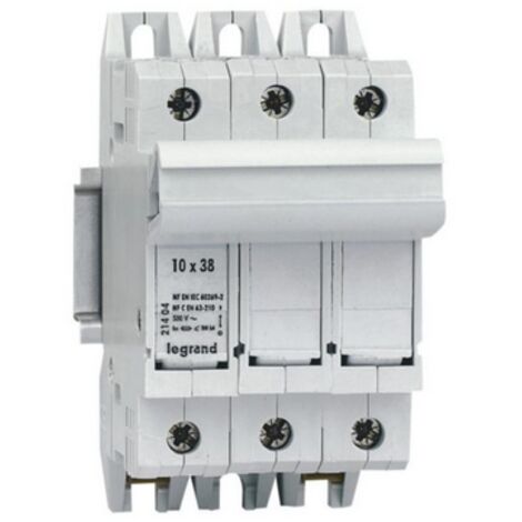 Coupe circuit 400V SP38 pour fusible 10X38mm 3 Pôles LEGRAND 021404 (1/2)