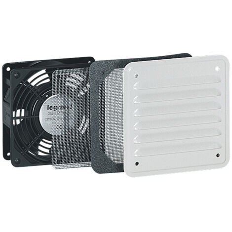 034817 Legrand - Ventilateur Avec Débit D'air 30/160 (libre) M³/h - Avec Ouïe Métal - Ip32 Ik10