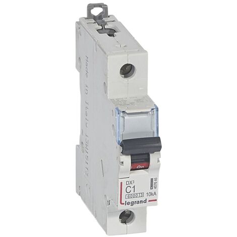 Disjoncteur DX³6000 10kA arriv haute / départ bas Vis 1P 1A courbe C 1 mod (1/2)