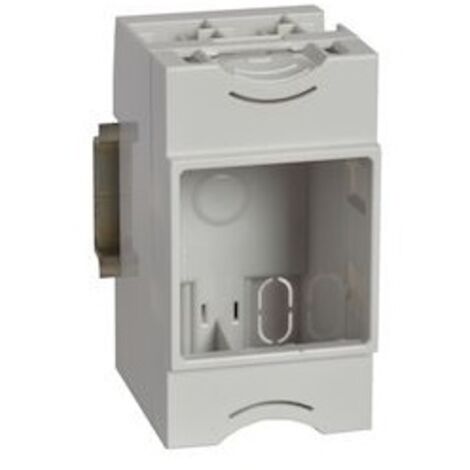 Support universel modulaire pour montage appareillage Mosaic 2 modules sur rail LEGRAND 412950